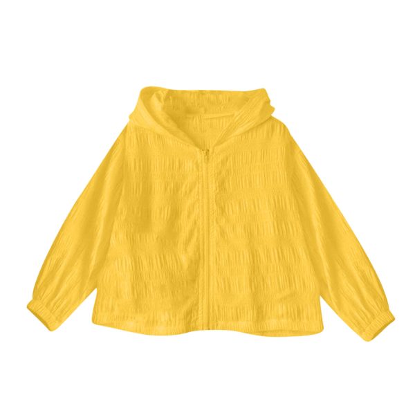 Women's Solid Color Jacquard Long Sleeve Cardigan Top - Image 8